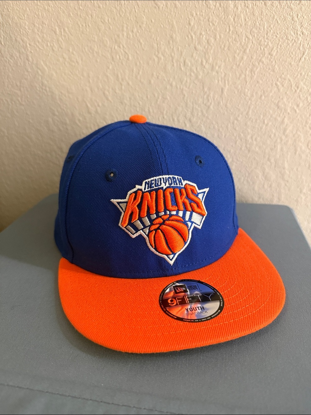 New York Knicks Official Team Color 2Tone New Era Youth Fitted Hat